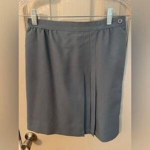 The Wyndham Collection vintage gray lined mini skirt.